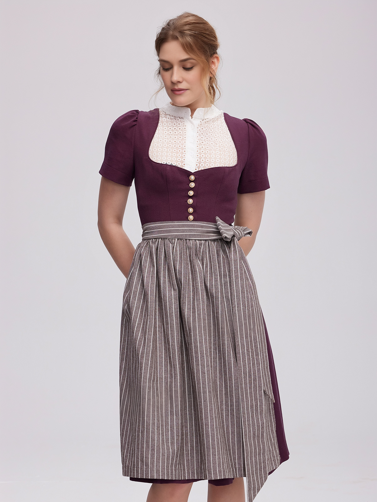 Dirndl Rot Schwarz