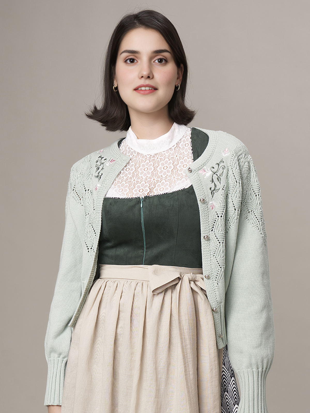 Dirndl Jeansblau in eleganter Ausführung