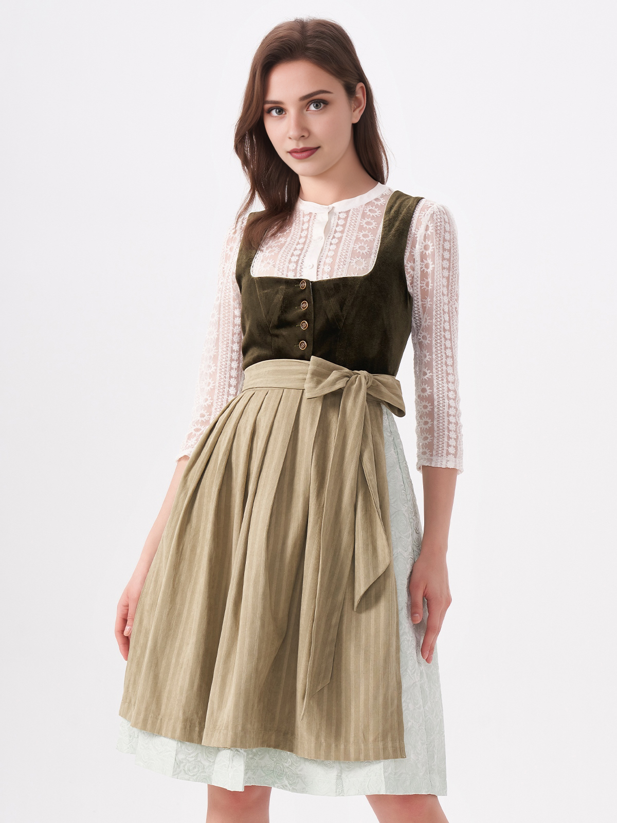 Dirndl in Grün – perfekt für den Sommer