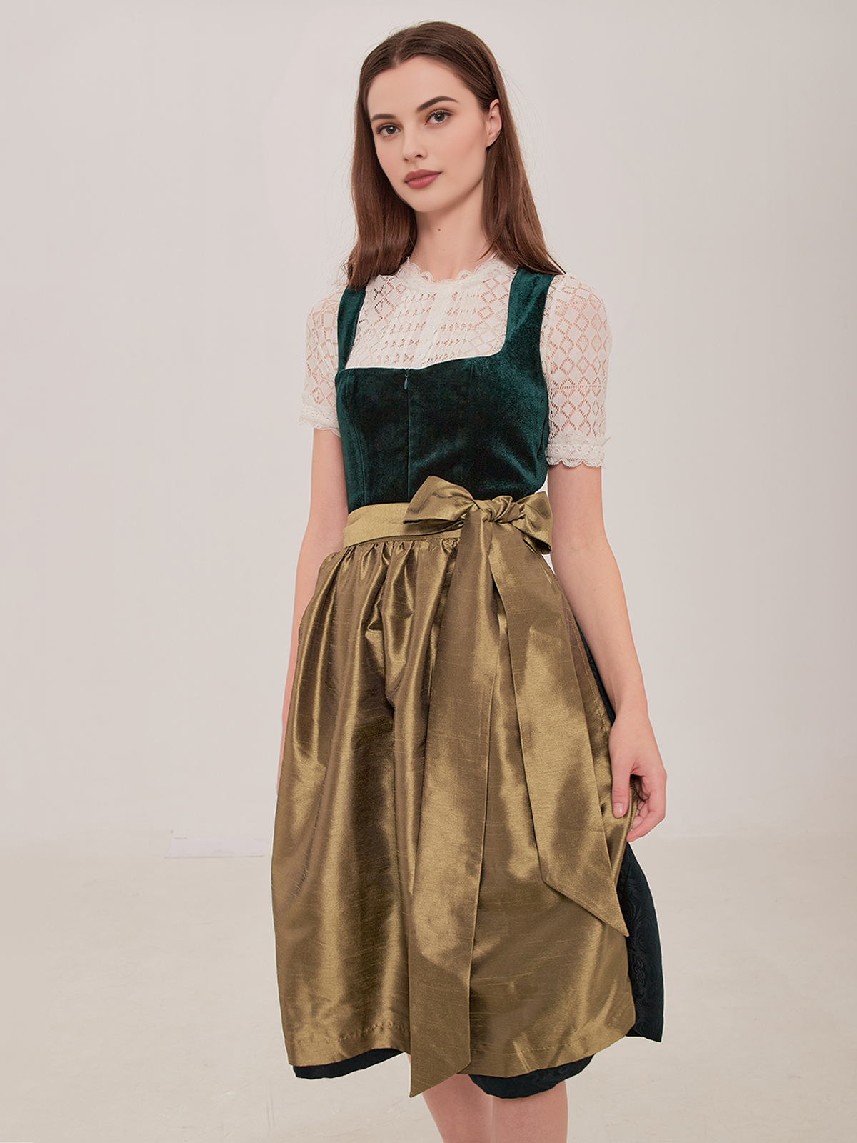 Traditionelle Lederhose in Grün