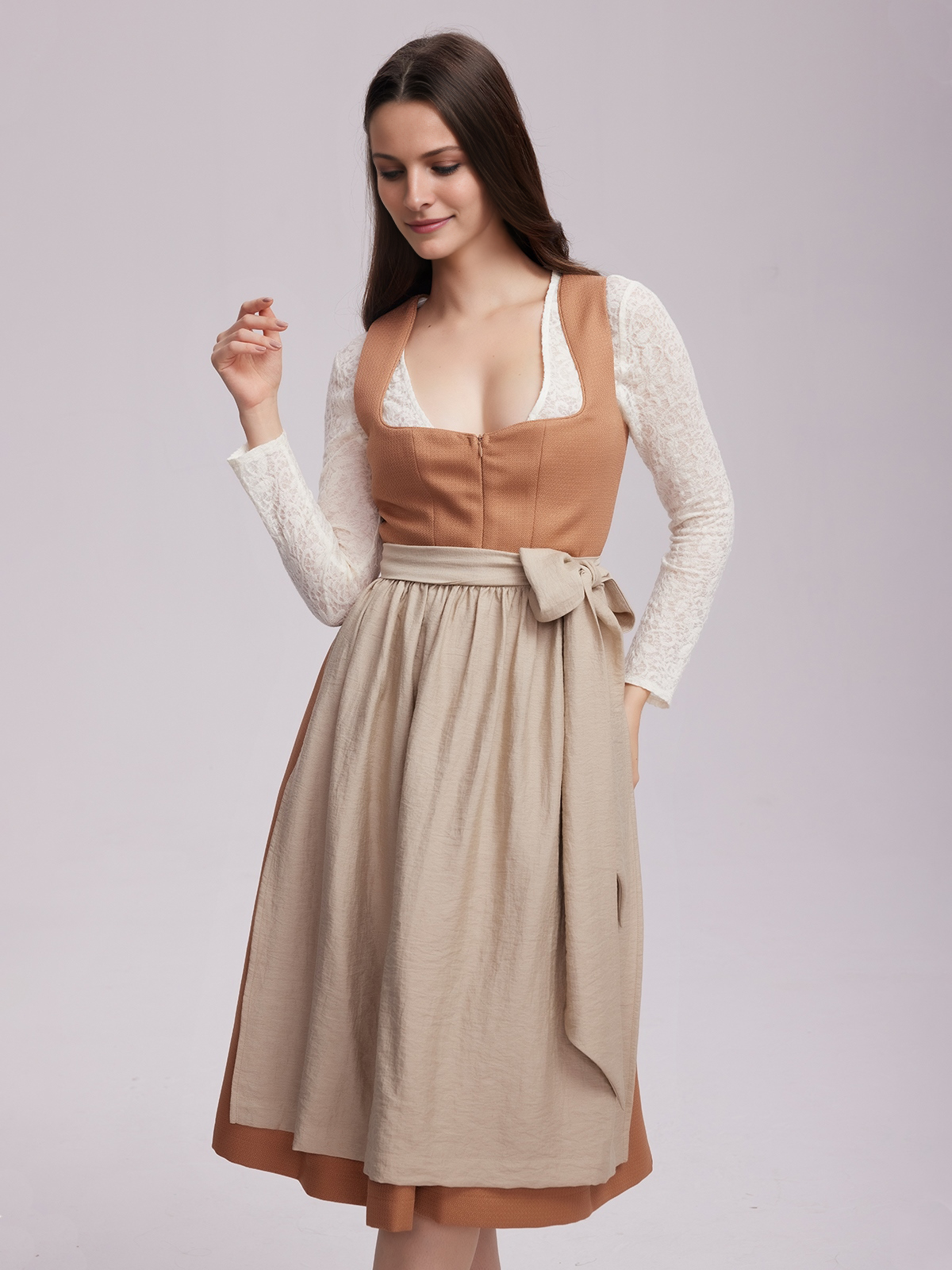 Stilvolle Kinderbluse in Orange